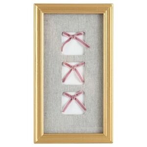 Pink‎ 3 Bow Framed Wall Art Gold – Home Decor Collection, Walmart Fall 2025